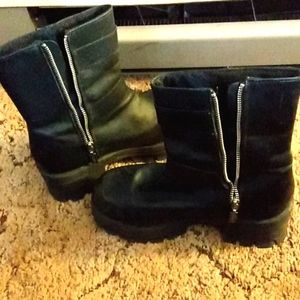 Harley Davidson rider boots size 8.5 black leather